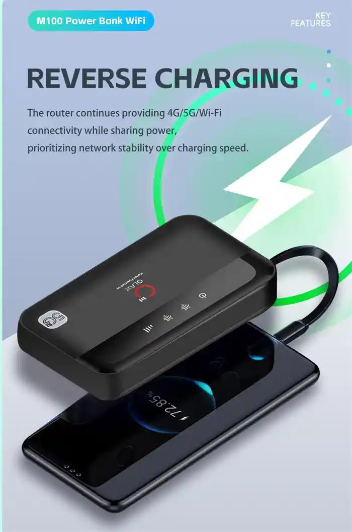 OLAX M100 WiFi 6 10000mah 5G Pocket Router
